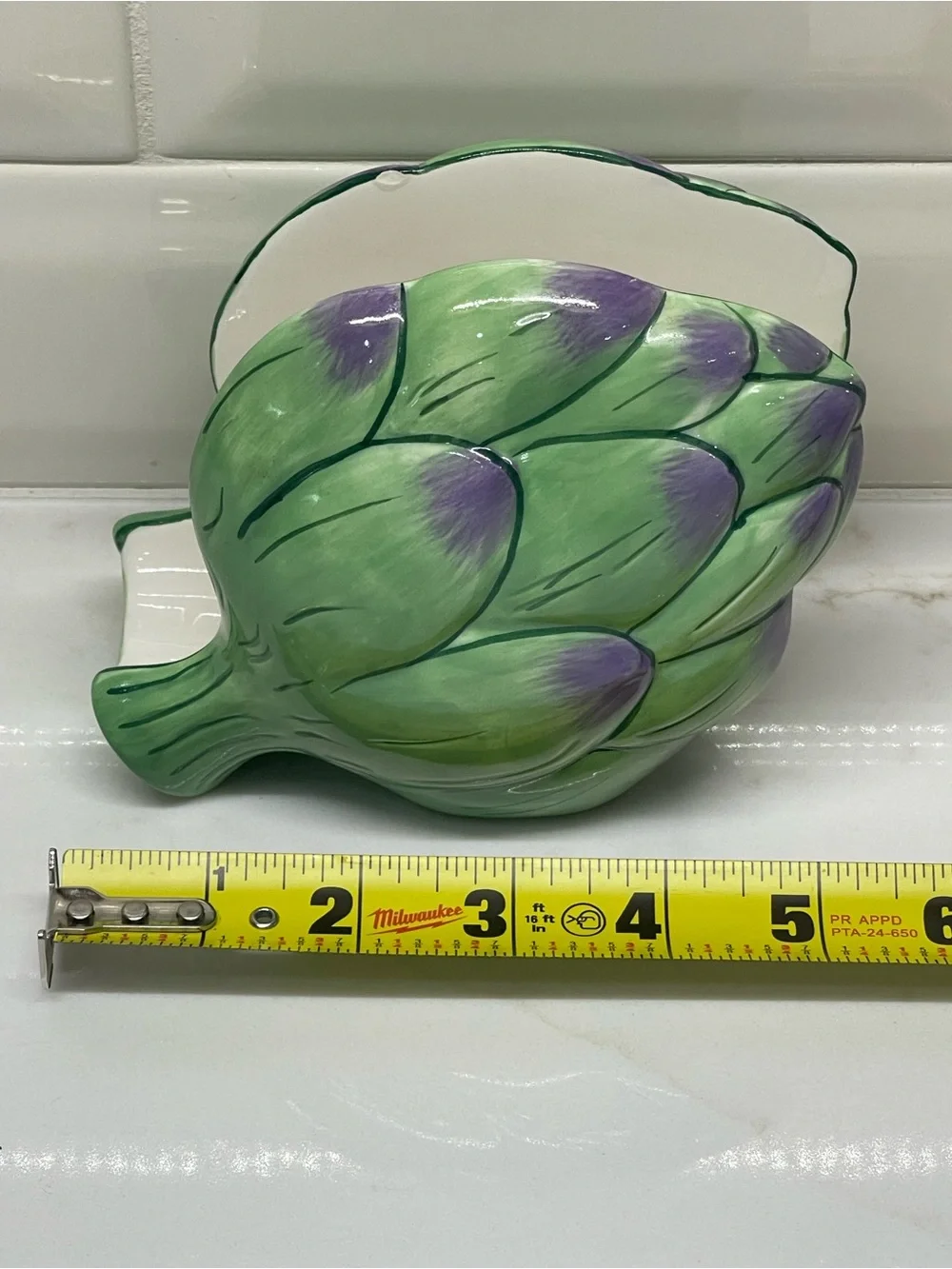 Artichoke Napkin Holder - Clay Art Toscana Mediterranean Farmhouse Cottagecore